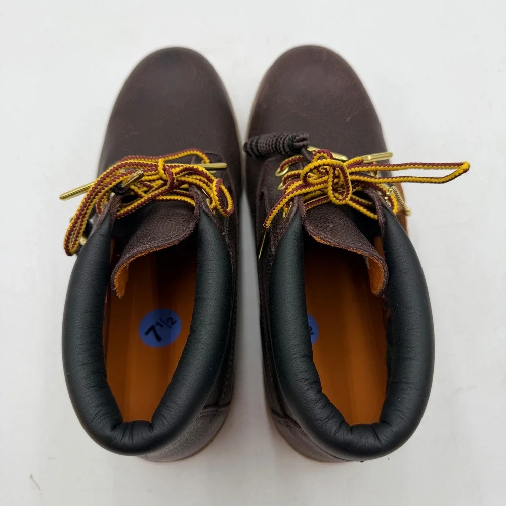 Timberland 1973 Newman Boots Mens 7.5 Brown Waterproof Leather Chukka Insulated